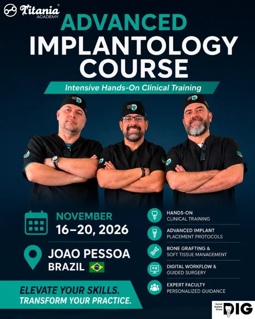 Advanced Implantology Course, November 16th to 20th 2026.