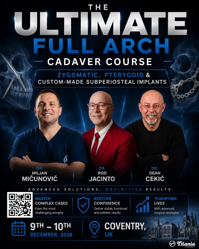 The Ultimate Full Arch Cadaver Course | Zygomatic, Pterygoid & Custom-made Subperiosteal Implants